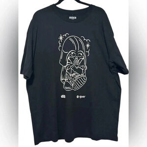 Star Wars/Stance Darth Vader Unisex Black Short Sleeve Shirt Size XXL